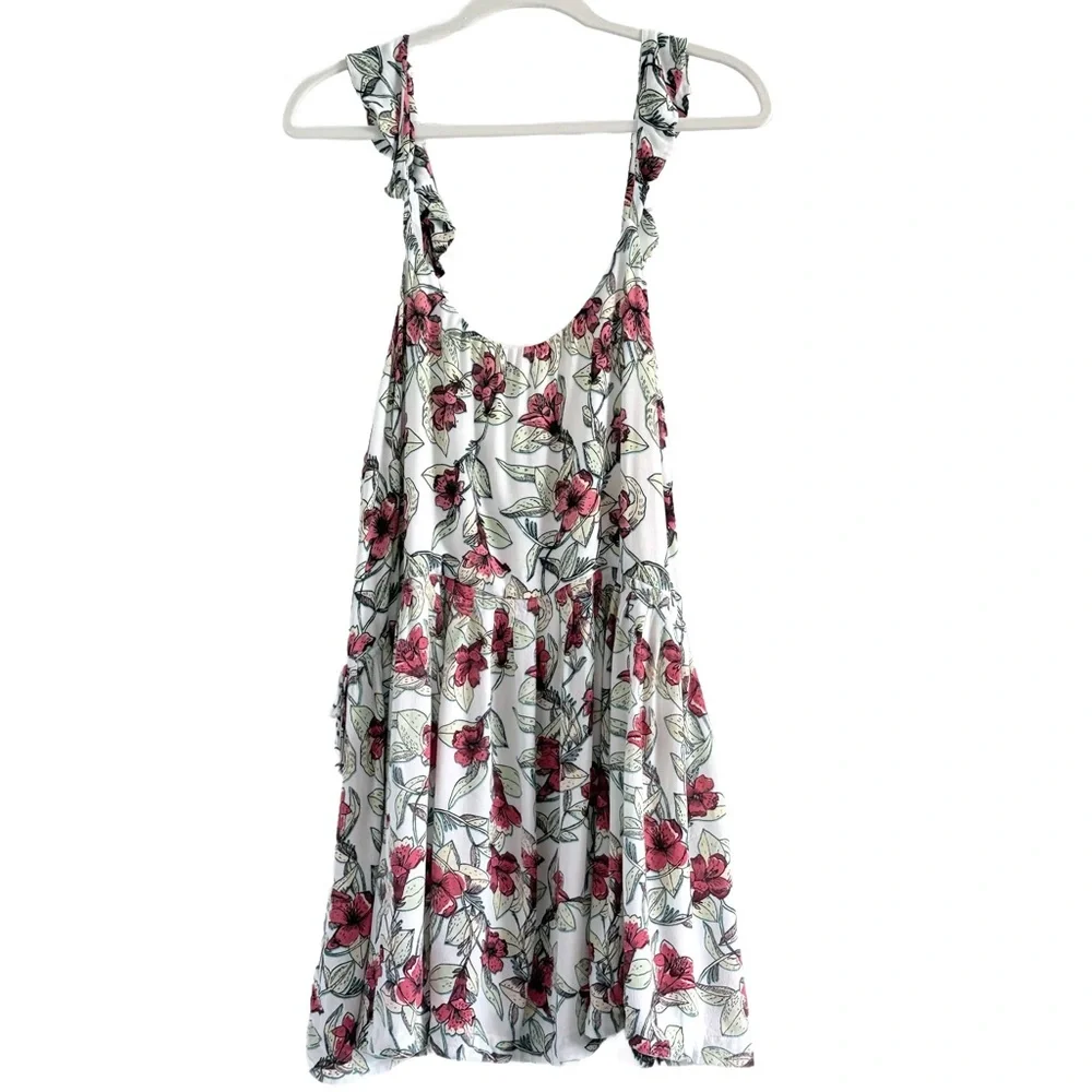 Free People Dear You Floral Printed Mini Dress Large - Picture 9 of 10